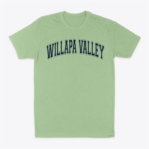 Willapa Valley High School Varsity Arch Classic Dad T-Shirt