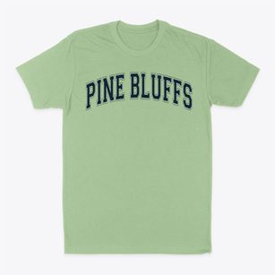 Pine Bluffs Elementary School Varsity Arch Classic Dad T-Shirt