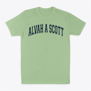 Alvah A Scott Elementary School Varsity Arch Classic Dad T-Shirt