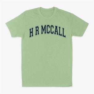 H R Mccall Elementary School Varsity Arch Classic Dad T-Shirt