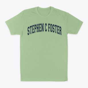 Stephen C Foster Elementary School 67 Varsity Arch Classic Dad T-Shirt
