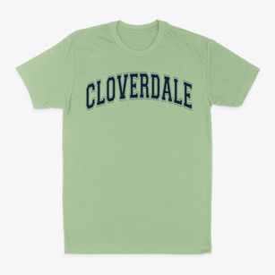 Cloverdale Junior High School Varsity Arch Classic Dad T-Shirt