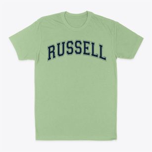 Russell Elementary School Varsity Arch Classic Dad T-Shirt