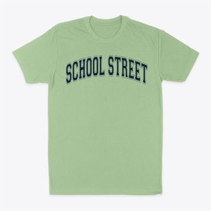 School Street Elementary School Varsity Arch Classic Dad T-Shirt