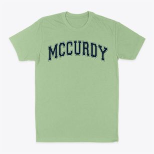 Mccurdy School Varsity Arch Classic Dad T-Shirt