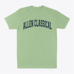 Allen Classical Traditional Academy Varsity Arch Classic Dad T-Shirt