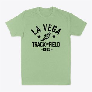 La Vega Junior High School Track and Field Classic Dad T-Shirt