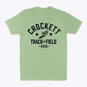 Crockett Elementary School Track and Field Classic Dad T-Shirt