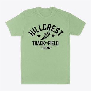 Hillcrest Elementary School Track and Field Classic Dad T-Shirt
