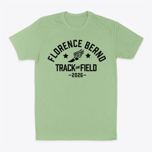 Florence Bernd Elementary School Track and Field Classic Dad T-Shirt
