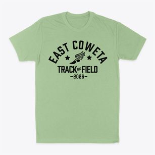 East Coweta Middle School Track and Field Classic Dad T-Shirt