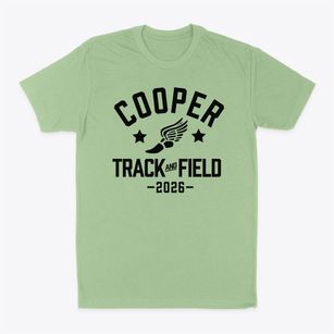 Cooper High School Track and Field Classic Dad T-Shirt
