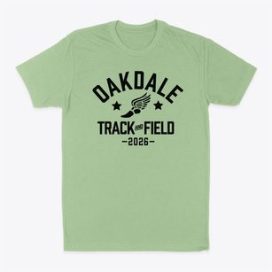 Oakdale Middle School Track and Field Classic Dad T-Shirt