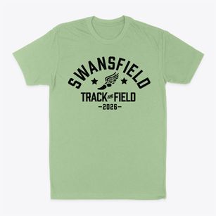 Swansfield Elementary School Track and Field Classic Dad T-Shirt