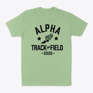 Alpha Elementary School Track and Field Classic Dad T-Shirt