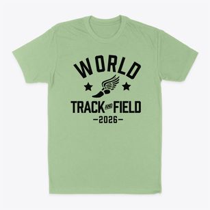 World Elementary And Small World Cds Track and Field Classic Dad T-Shirt