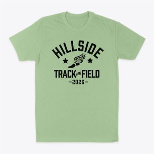 Hillside Junior High School Track and Field Classic Dad T-Shirt