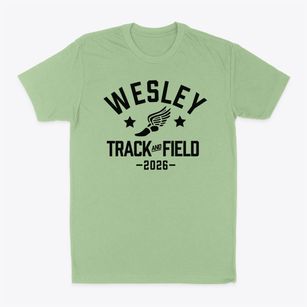 Wesley D Tisdale Elementary School Track and Field Classic Dad T-Shirt