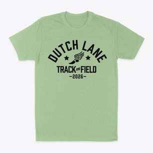 Dutch Lane Elementary School Track and Field Classic Dad T-Shirt