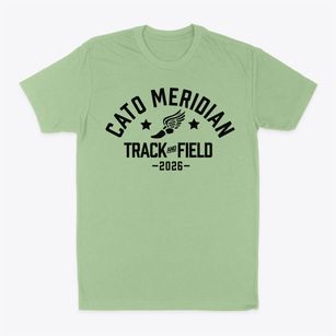 Cato Meridian Elementary School Track and Field Classic Dad T-Shirt