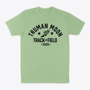 Truman Moon Elementary School Track and Field Classic Dad T-Shirt