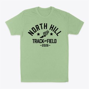 North Hill Elementary School Track and Field Classic Dad T-Shirt