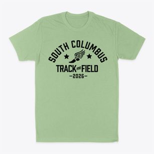 South Columbus High School Track and Field Classic Dad T-Shirt