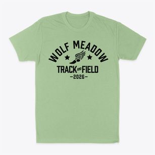 Wolf Meadow Elementary School Track and Field Classic Dad T-Shirt
