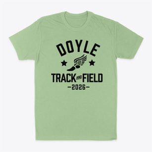 Doyle Elementary School Track and Field Classic Dad T-Shirt