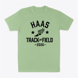 Haas Middle School Track and Field Classic Dad T-Shirt