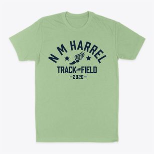 N M Harrel Elementary School Track and Field Classic Dad T-Shirt