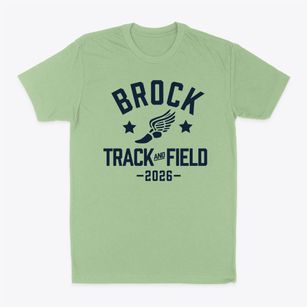 Brock Elementary School Track and Field Classic Dad T-Shirt