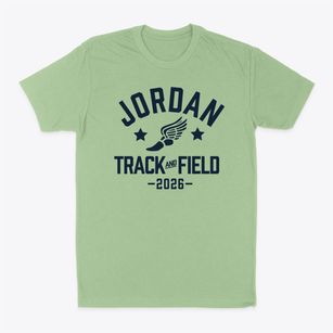 Barbara Jordan Early College Prep Track and Field Classic Dad T-Shirt