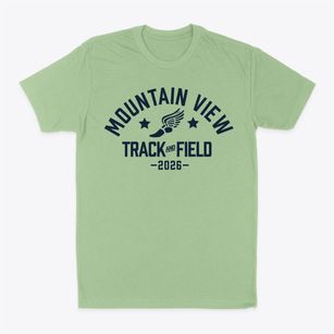 Mountain View Elementary School Track and Field Classic Dad T-Shirt