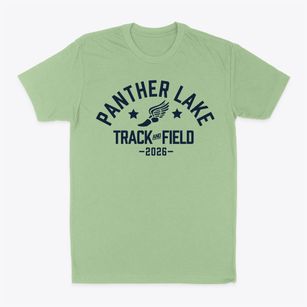 Panther Lake Elementary School Track and Field Classic Dad T-Shirt