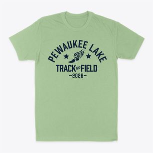 Pewaukee Lake Elementary School Track and Field Classic Dad T-Shirt