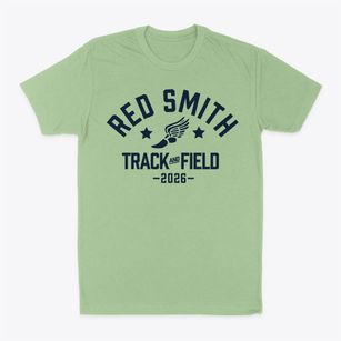 Red Smith School Track and Field Classic Dad T-Shirt