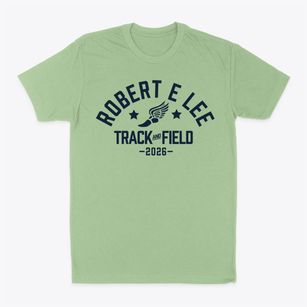 Robert E Lee Elementary School Track and Field Classic Dad T-Shirt