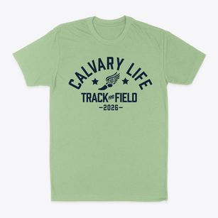 Calvary Life Christian School Track and Field Classic Dad T-Shirt