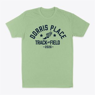 Dorris Place Elementary School Track and Field Classic Dad T-Shirt