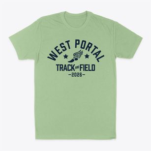 West Portal Elementary School Track and Field Classic Dad T-Shirt