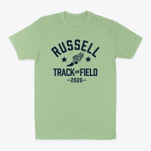 Russell Middle School Track and Field Classic Dad T-Shirt