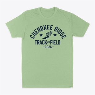Cherokee Ridge Elementary School Track and Field Classic Dad T-Shirt