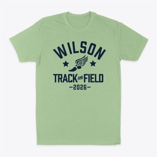 Wilson Elementary School Track and Field Classic Dad T-Shirt