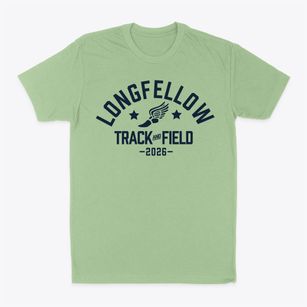 Longfellow Elementary School Track and Field Classic Dad T-Shirt