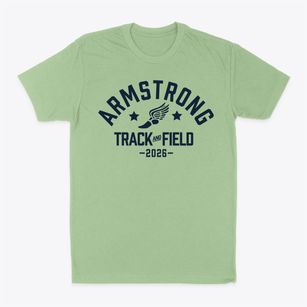 Armstrong School Of International Study Track and Field Classic Dad T-Shirt