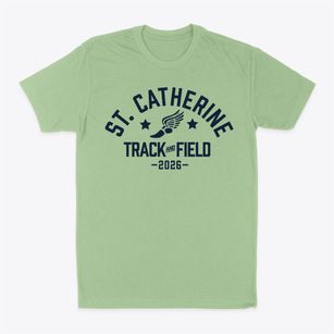 St Catherine Of Alexandria Parish Track and Field Classic Dad T-Shirt