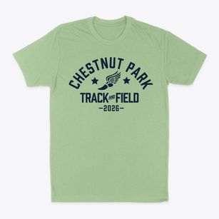 Chestnut Park School Track and Field Classic Dad T-Shirt