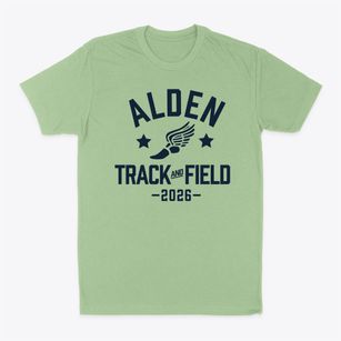 Alden High School Track and Field Classic Dad T-Shirt