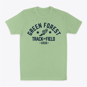 Green Forest Lower Elementary School Track and Field Classic Dad T-Shirt